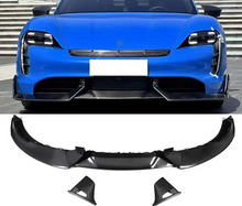 Load image into Gallery viewer, Carbon Fiber Taycan Front Splitter