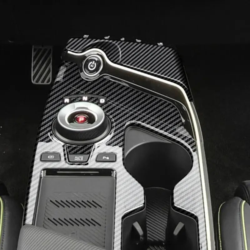 KIA EV6 Carbon Fiber Center Console Cover